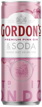 Gordons London Dry Pink Gin & Soda 4.0% 250ml